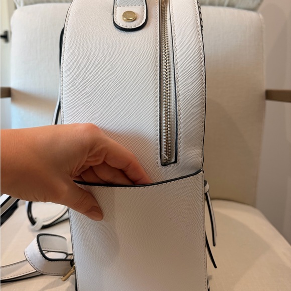 Calpak Cream Backpack with Black Detailing - Picture 5 of 8